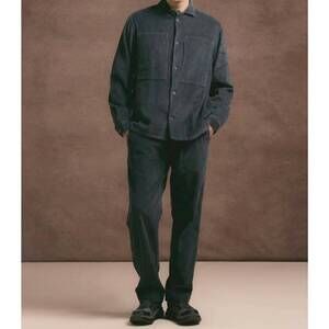 NEW KESTIN aberlour trouser pant in charcoal jumbo cord